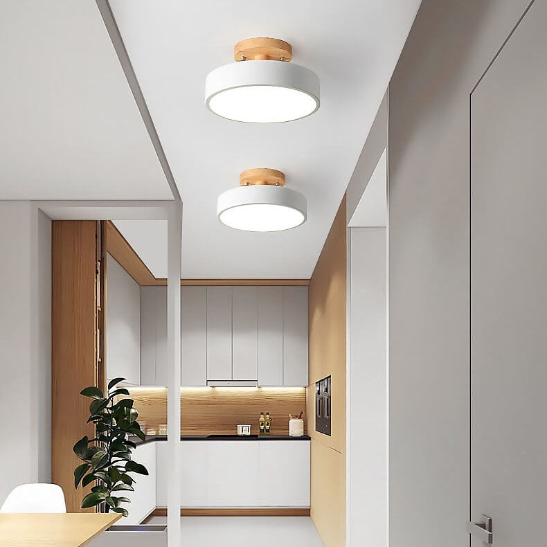Plafoniera LED Nordic Log Semi-Incasso