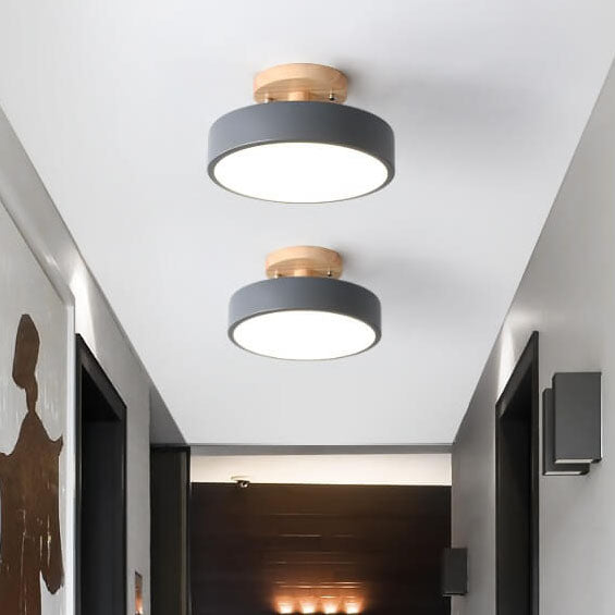 Plafoniera LED Nordic Log Semi-Incasso