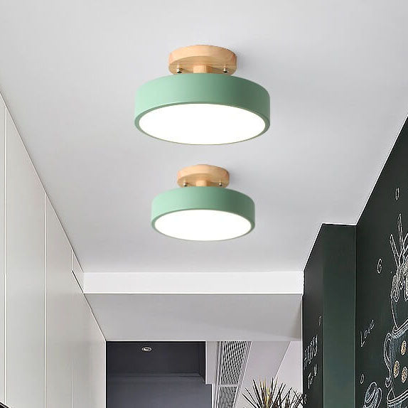 Plafoniera LED Nordic Log Semi-Incasso