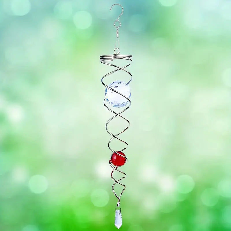 1+1 GRATIS | CrystalTwister - Spirale di Cristallo in Metallo per Windchime