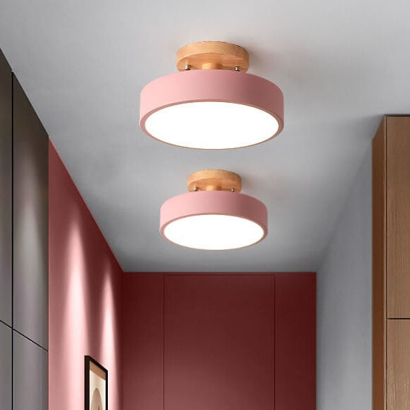 Plafoniera LED Nordic Log Semi-Incasso