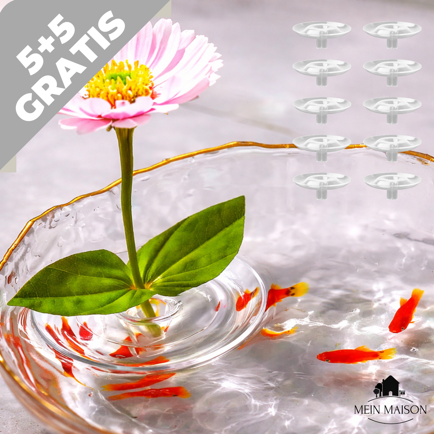 5+5 GRATIS | BloomRise – Tiene i fiori perfettamente eretti e impressionanti
