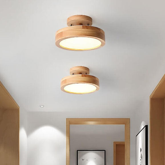 Plafoniera LED Nordic Log Semi-Incasso