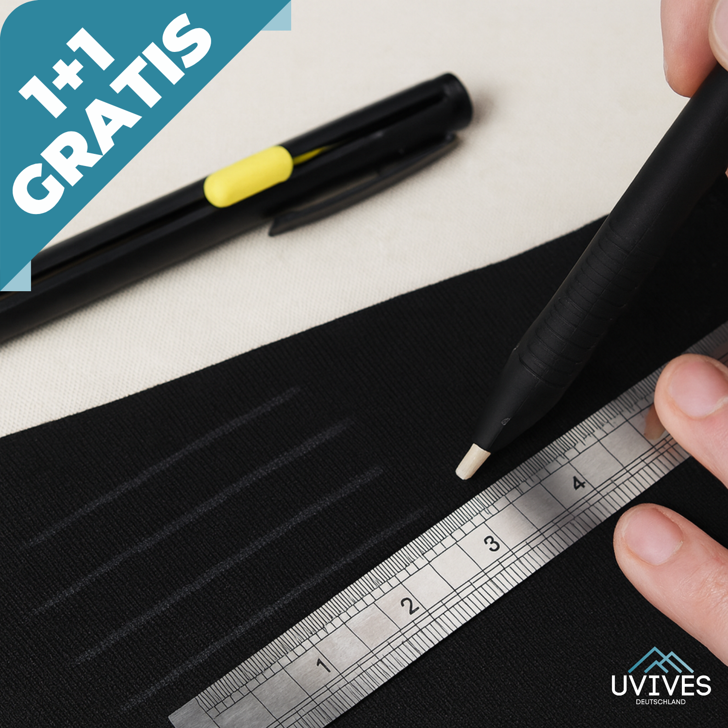 1+1 GRATIS | StitchMark – Pennarelli per tessuti cancellabili con il calore per cuciture precise!