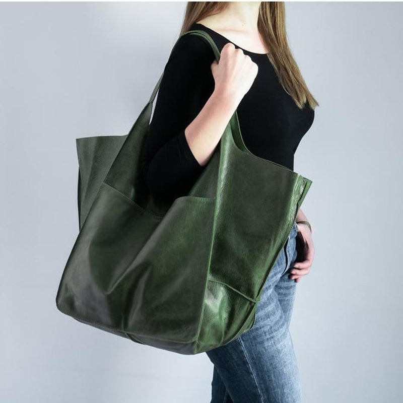 Brehn | Borse da weekender in pelle di grande formato
