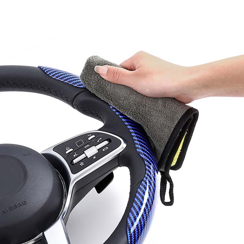 SteerMax | Copertura volante antiscivolo | Elegante design in carbonio | Universale