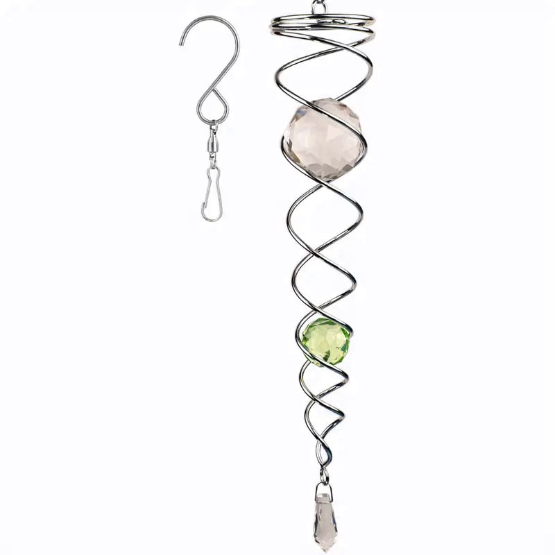 1+1 GRATIS | CrystalTwister - Spirale di Cristallo in Metallo per Windchime