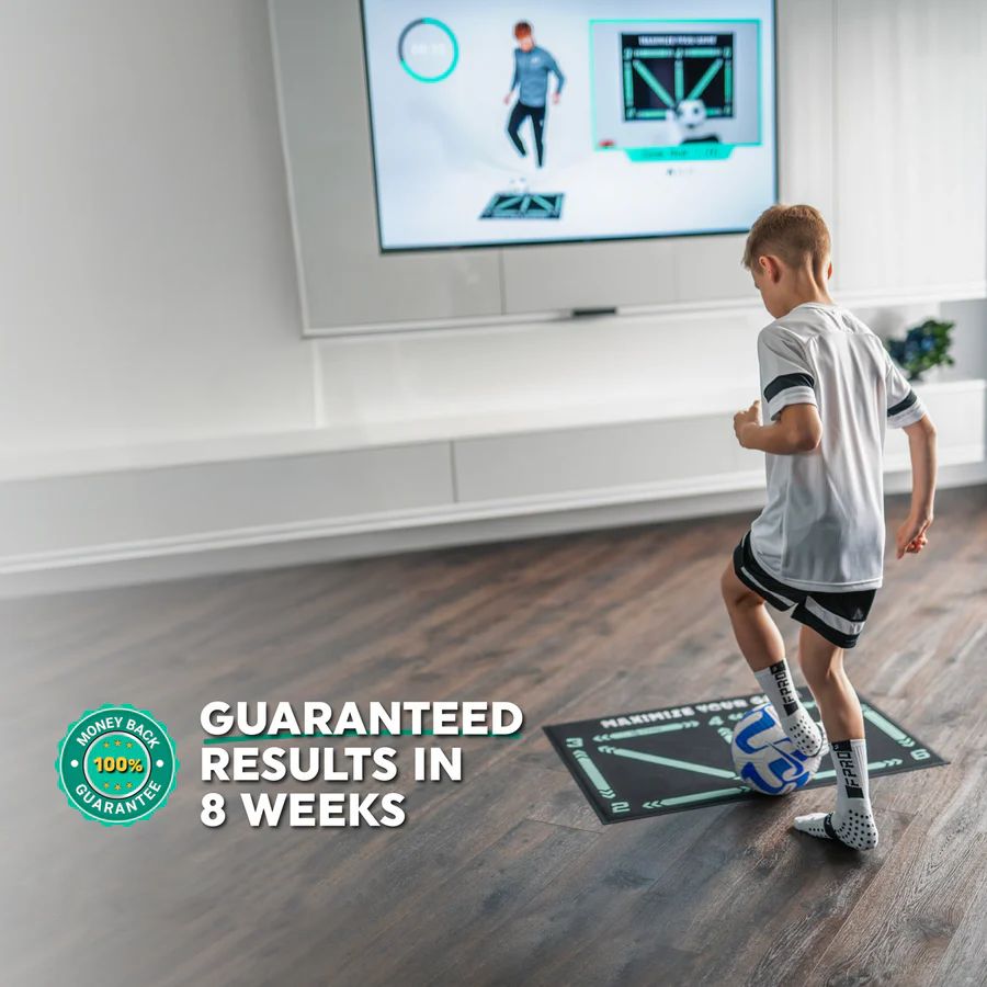 Tappetino da Allenamento Professionale per Calcio per Pratica a Casa con Video di Esercizi