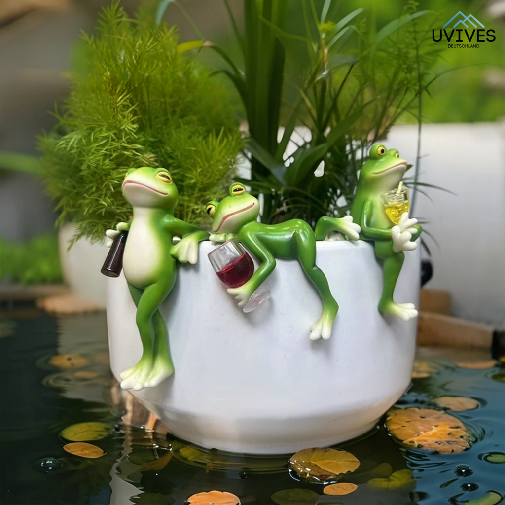 FrogWhimsy – La decorazione vivace per vasi e giardini