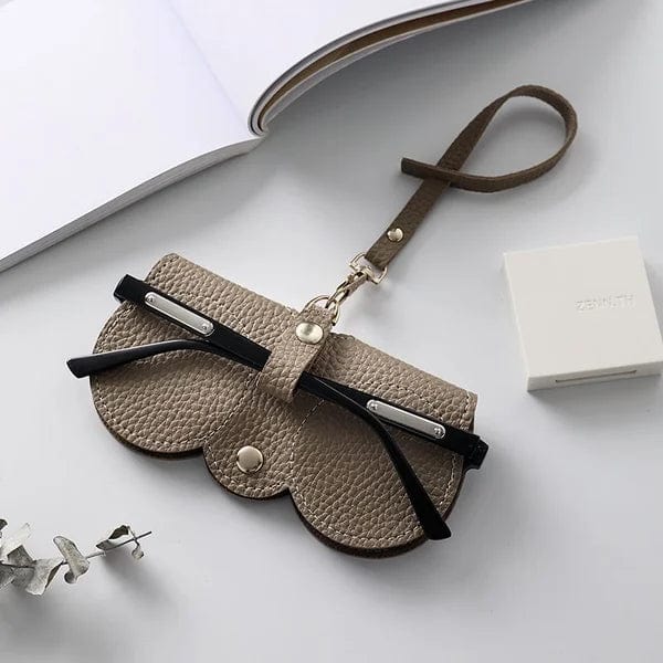 Custodia per occhiali da sole in pelle morbida - 50% di sconto
