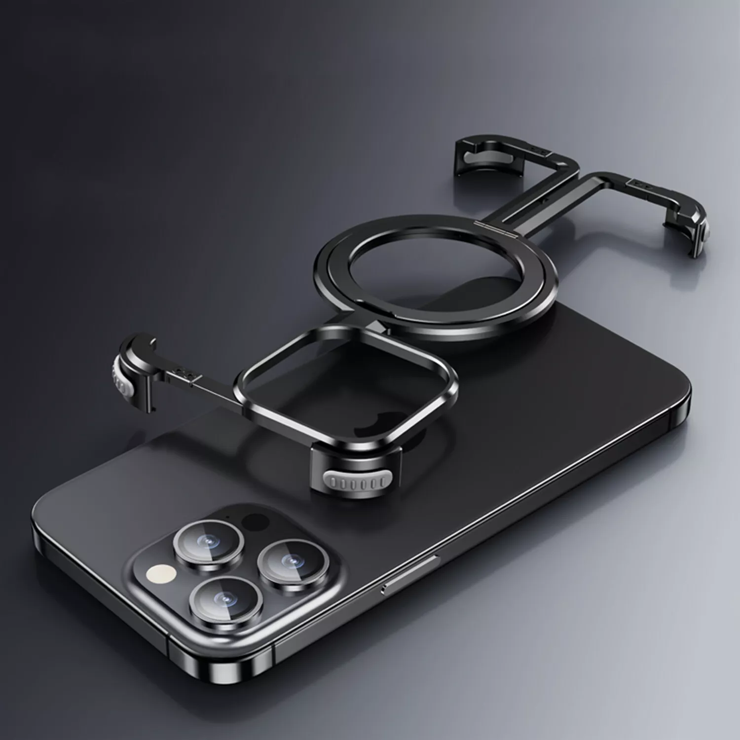 Aurex Custodia MagSafe in Titanio Senza Bordo per iPhone Ultra Slim