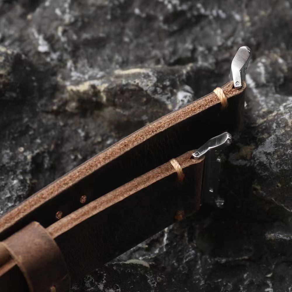 Bracciale in Pelle Ardentora con Aspetto Vintage per Samsung Watch Ultra