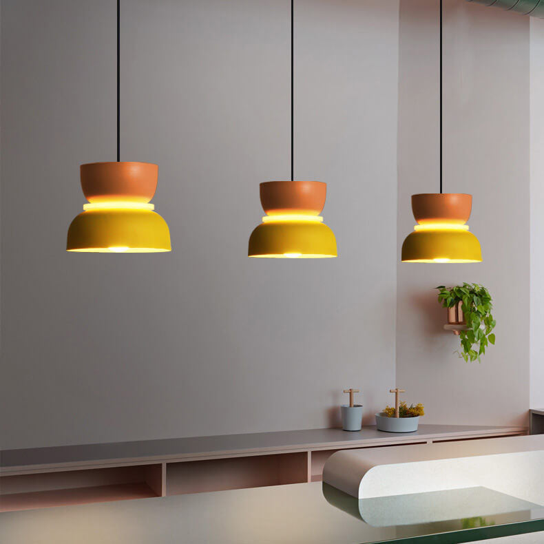 Lampada a sospensione LED 1 luce Nordic Colorful Macaron
