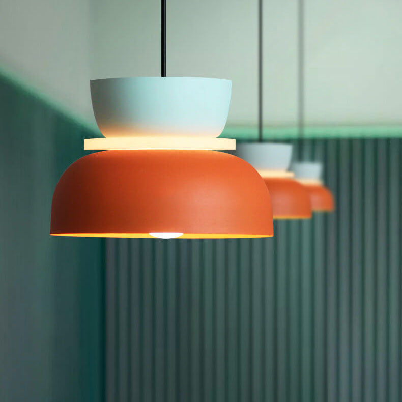 Lampada a sospensione LED 1 luce Nordic Colorful Macaron