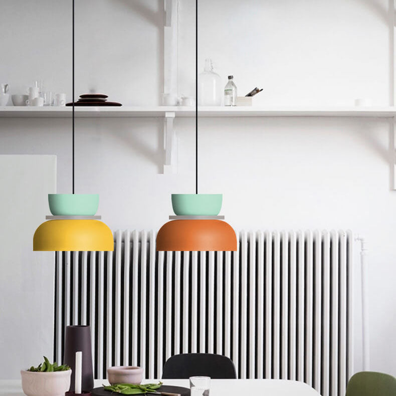 Lampada a sospensione LED 1 luce Nordic Colorful Macaron