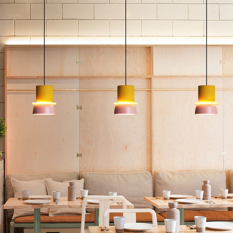 Lampada a sospensione LED 1 luce Nordic Colorful Macaron