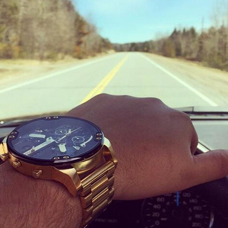 Orologio Chronograph Quarzo in Acciaio Inossidabile