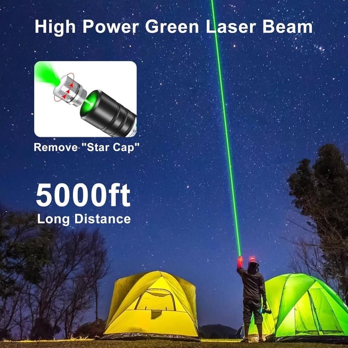 LuxeBeam Puntatore Laser Dual-Color | Precisione del laser rosso e verde per presentazioni versatili