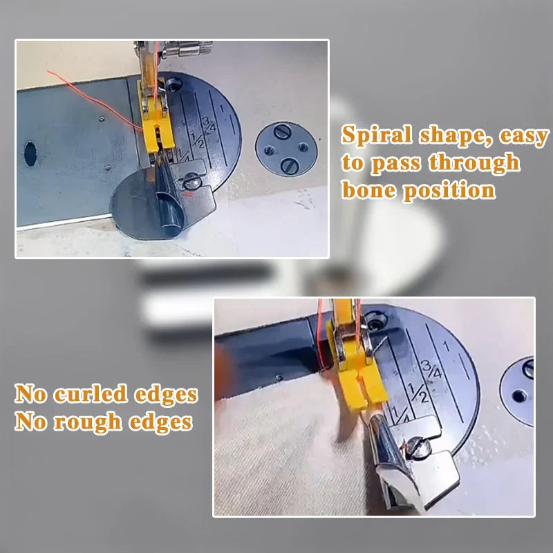 SewPerfect - Piedino per orlo a spirale - Set da 8 pezzi