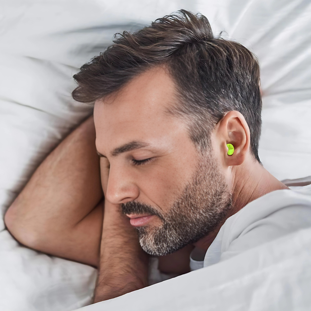 Tappi per le Orecchie TruCalm per Riduzione del Rumore, Ipoallergenici, in Silicone Morbido