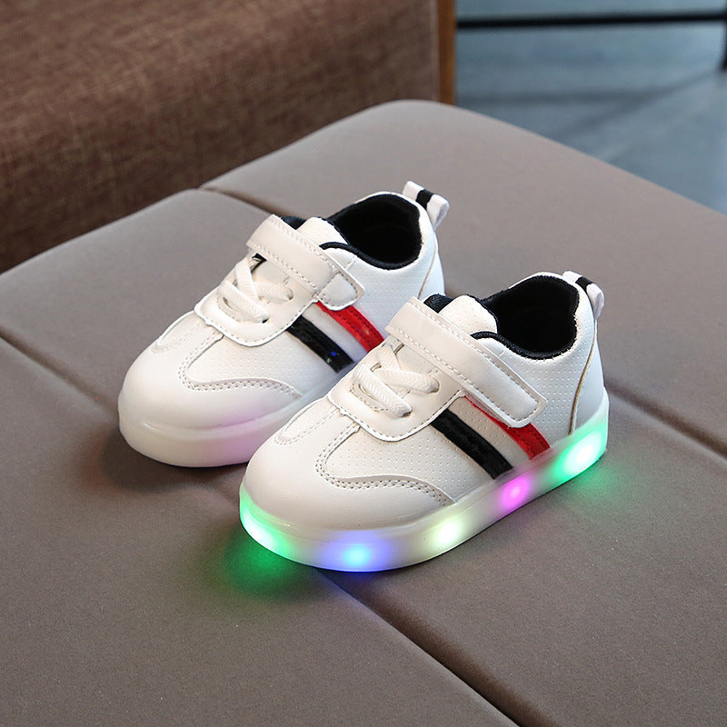 Sneaker per bambini LED con suola flessibile