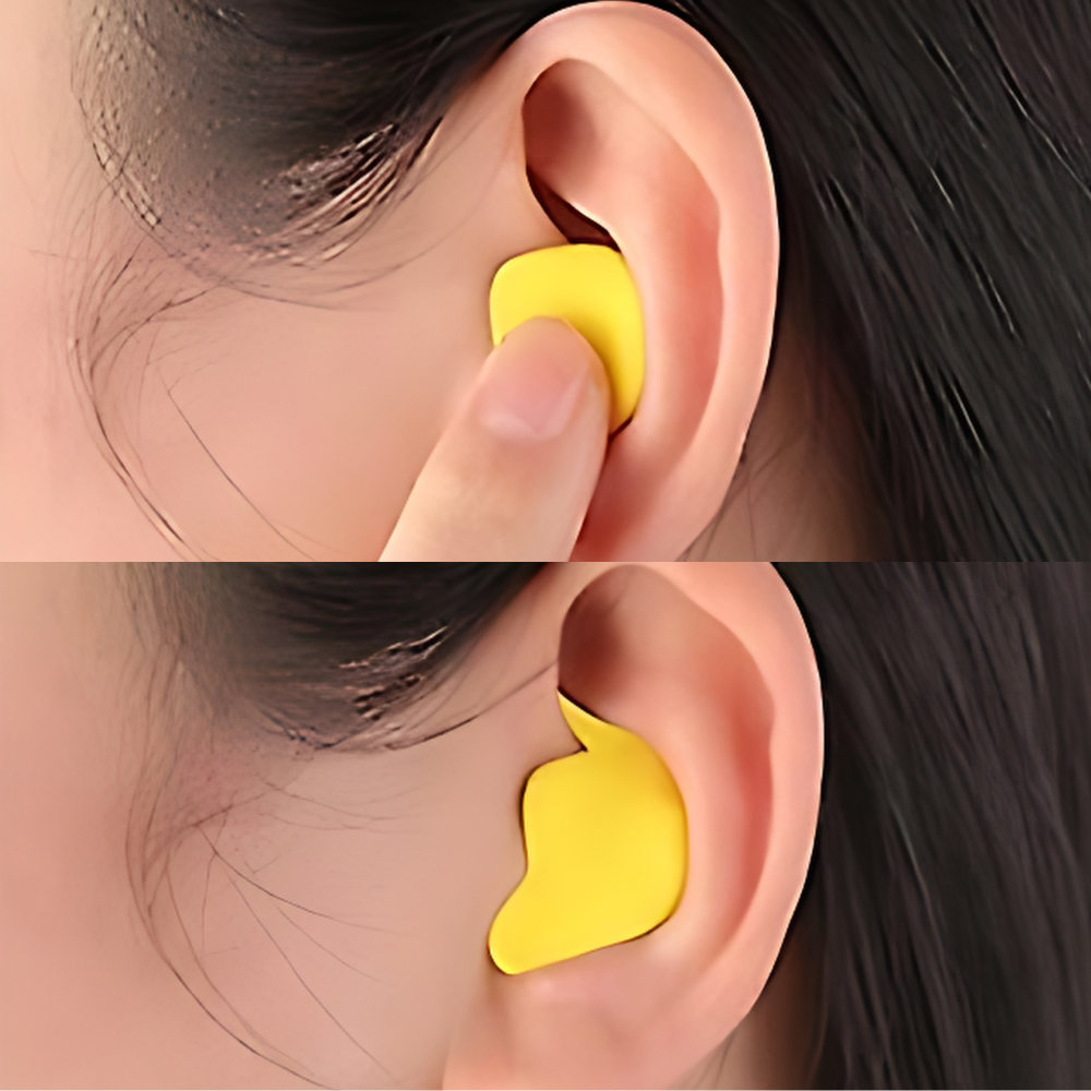 Tappi per le Orecchie TruCalm per Riduzione del Rumore, Ipoallergenici, in Silicone Morbido
