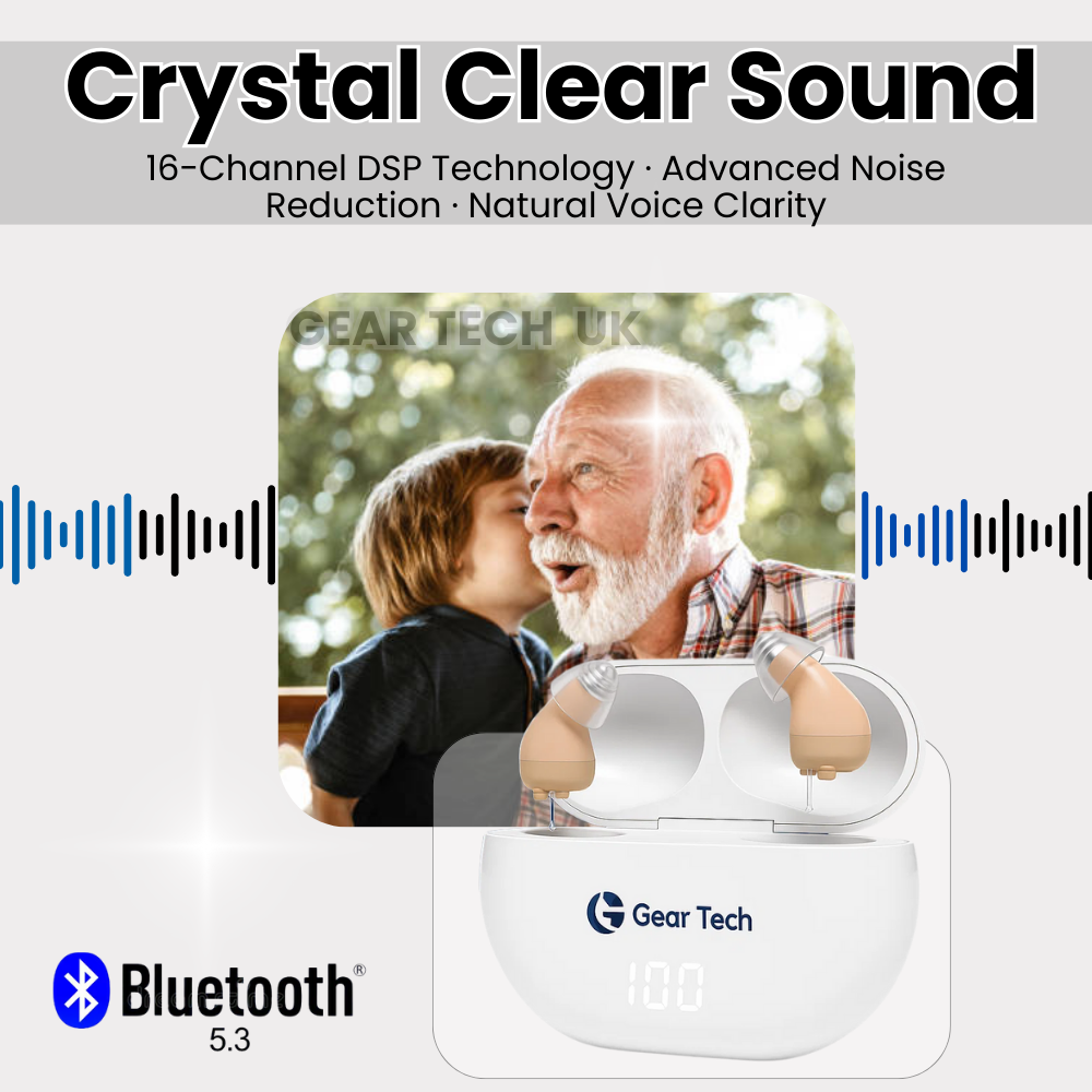 Apparecchi acustici OTC con controllo tramite app Bluetooth per il Regno Unito