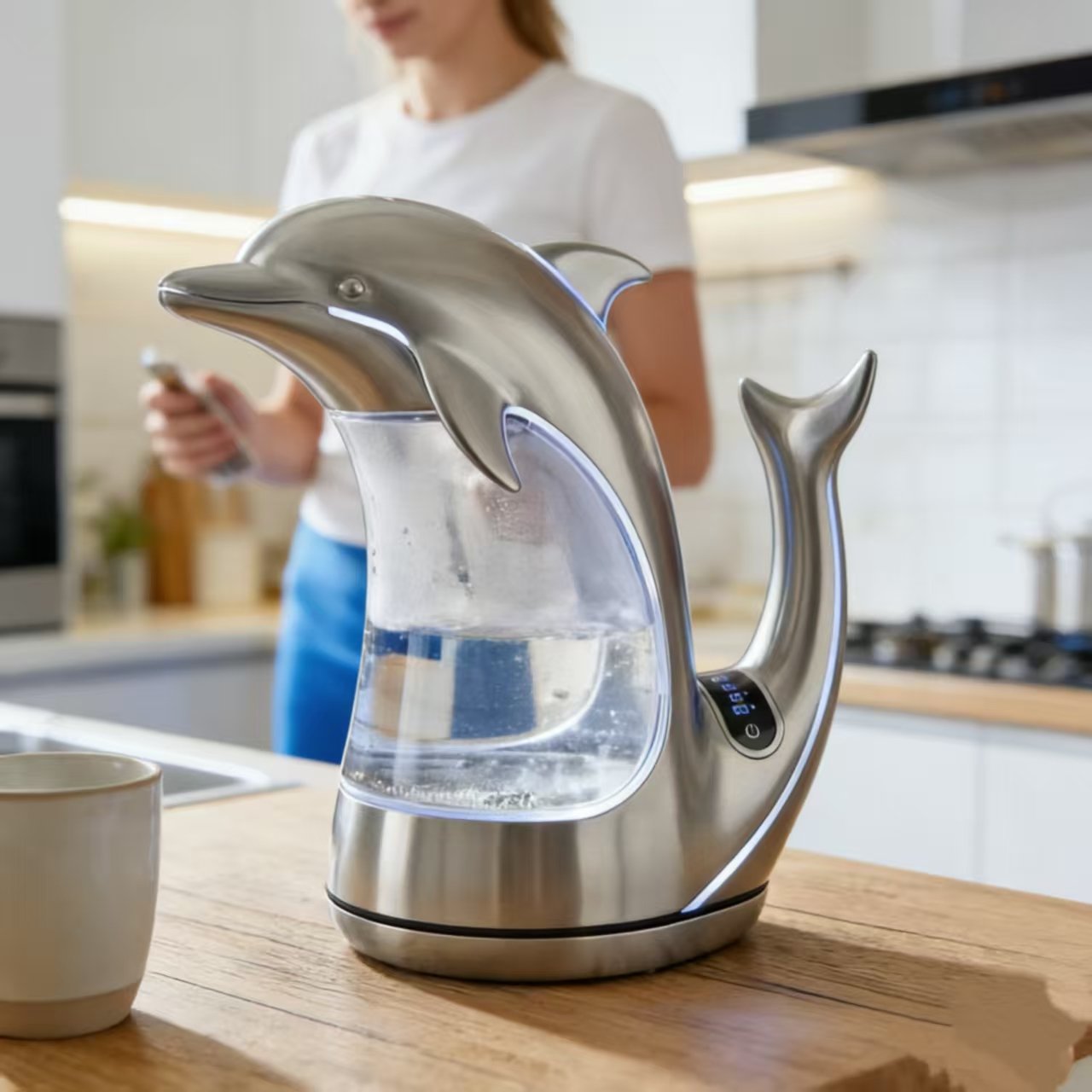 DolphinGlow - Bollitore Elettrico da Costa