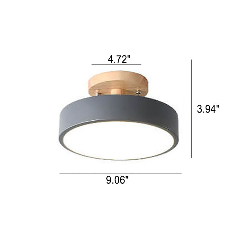 Plafoniera LED Nordic Log Semi-Incasso