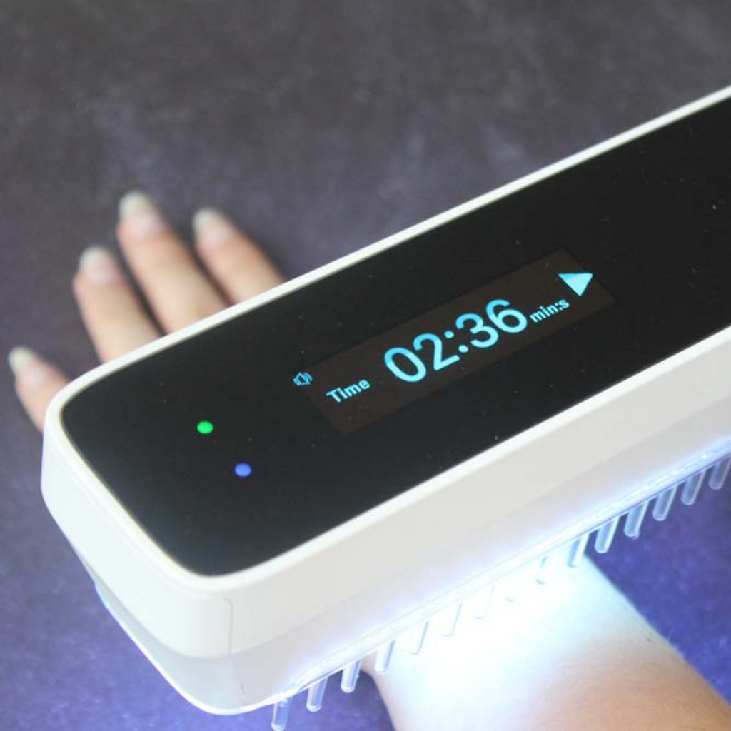 Lampada per fototerapia UVB a banda stretta AureaBeam portatile per uso domestico