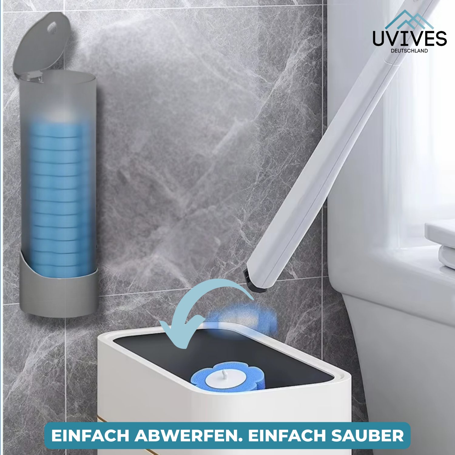 CleanGrip – Toilette igienicamente pulita senza strofinare