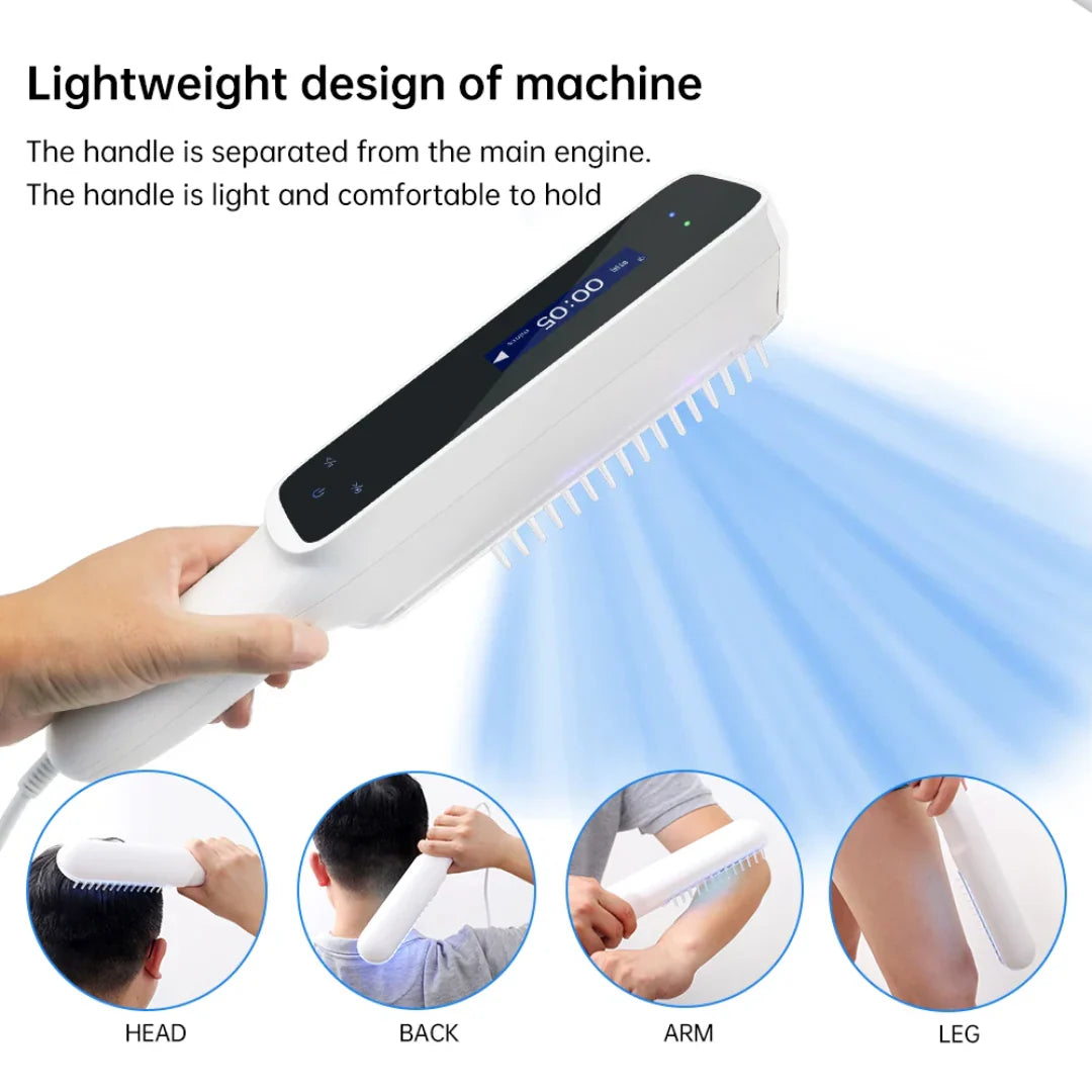 Lampada per fototerapia UVB a banda stretta AureaBeam portatile per uso domestico