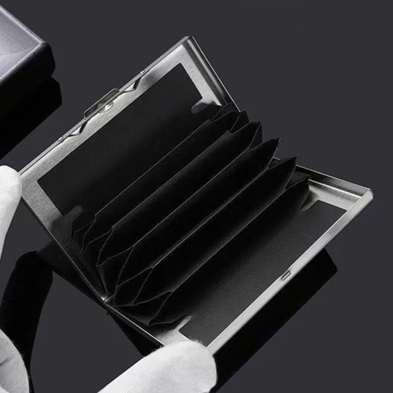 Portafoglio ultra sottile con protezione contro il furto e la demagnetizzazione