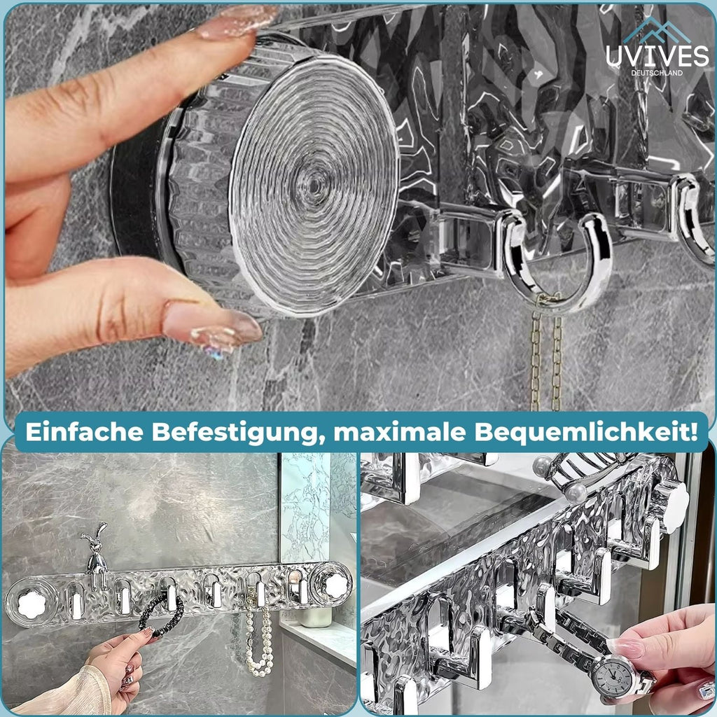 HookHold - Ganci a ventosa salvaspazio con design pieghevole regolabile