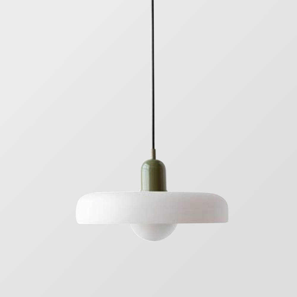 Liora Bauhaus Lampadario in Vetro con Regolazione dell'Altezza