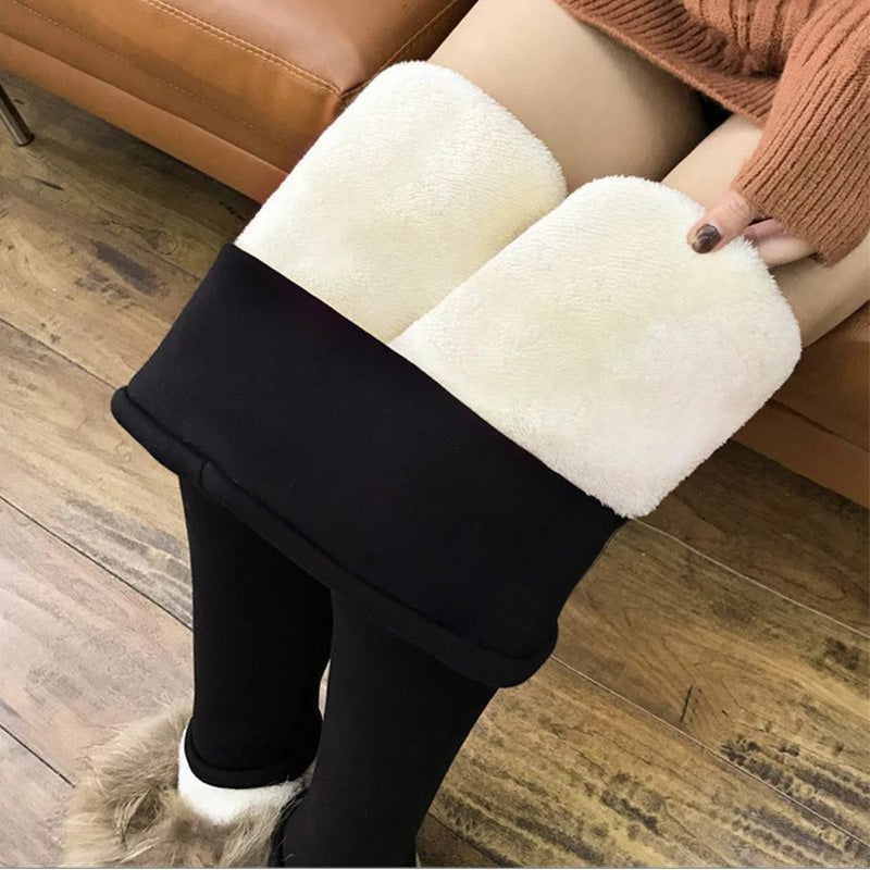 Leggings in Pelliccia d'Agnello per Inverno
