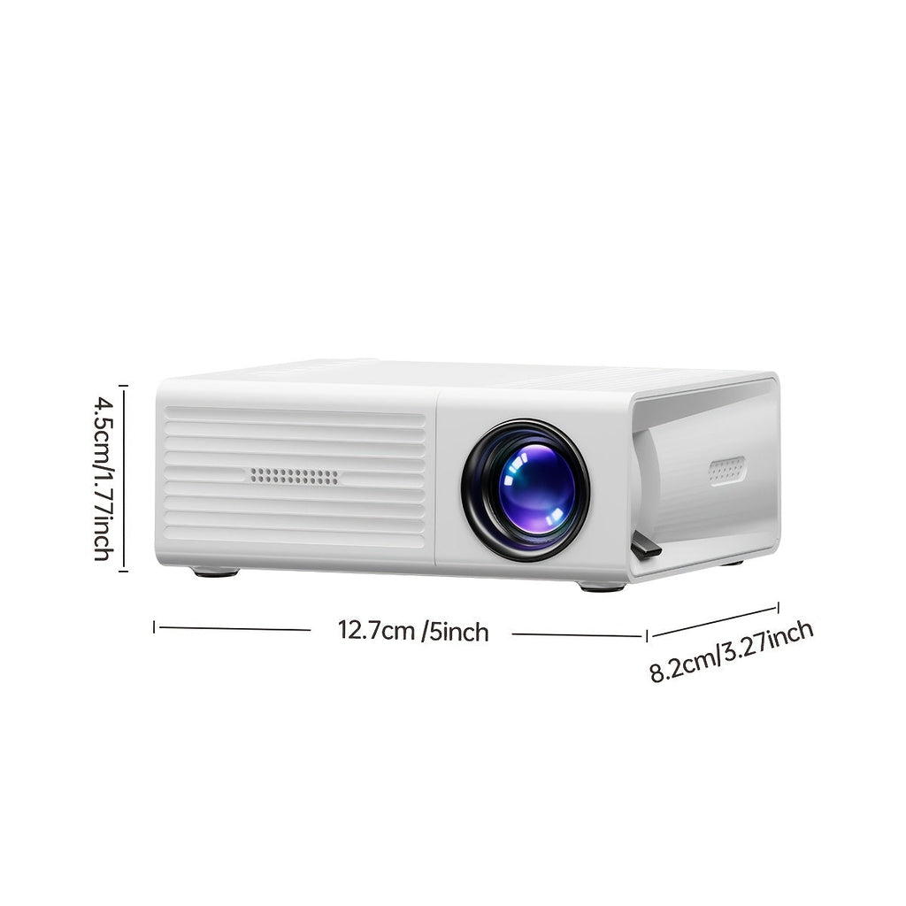 Mini Proiettore Ultra-Luminoso 3000 Lumen – Portatile, HDTV & USB, Ideale per Cinema in Casa & All'aperto!