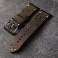 Bracciale in Pelle Ardentora con Aspetto Vintage per Samsung Watch Ultra