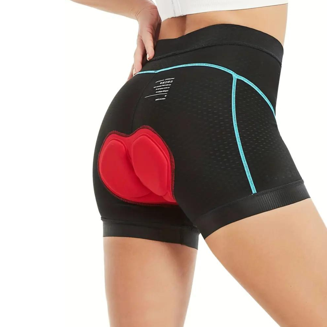 Pantaloni da ciclismo da donna - Con imbottitura - Contro il dolore da sella