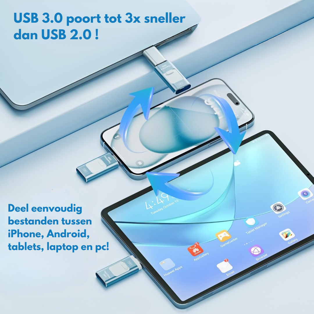SnapVault 4-in-1 backupstick | Dal telefono direttamente al tuo USB