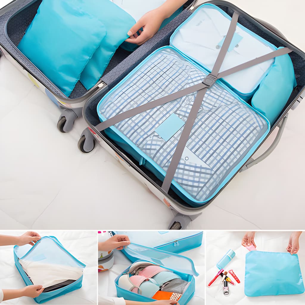 TravelOrganizer - Organizza la tua valigia perfettamente! (set da 6)