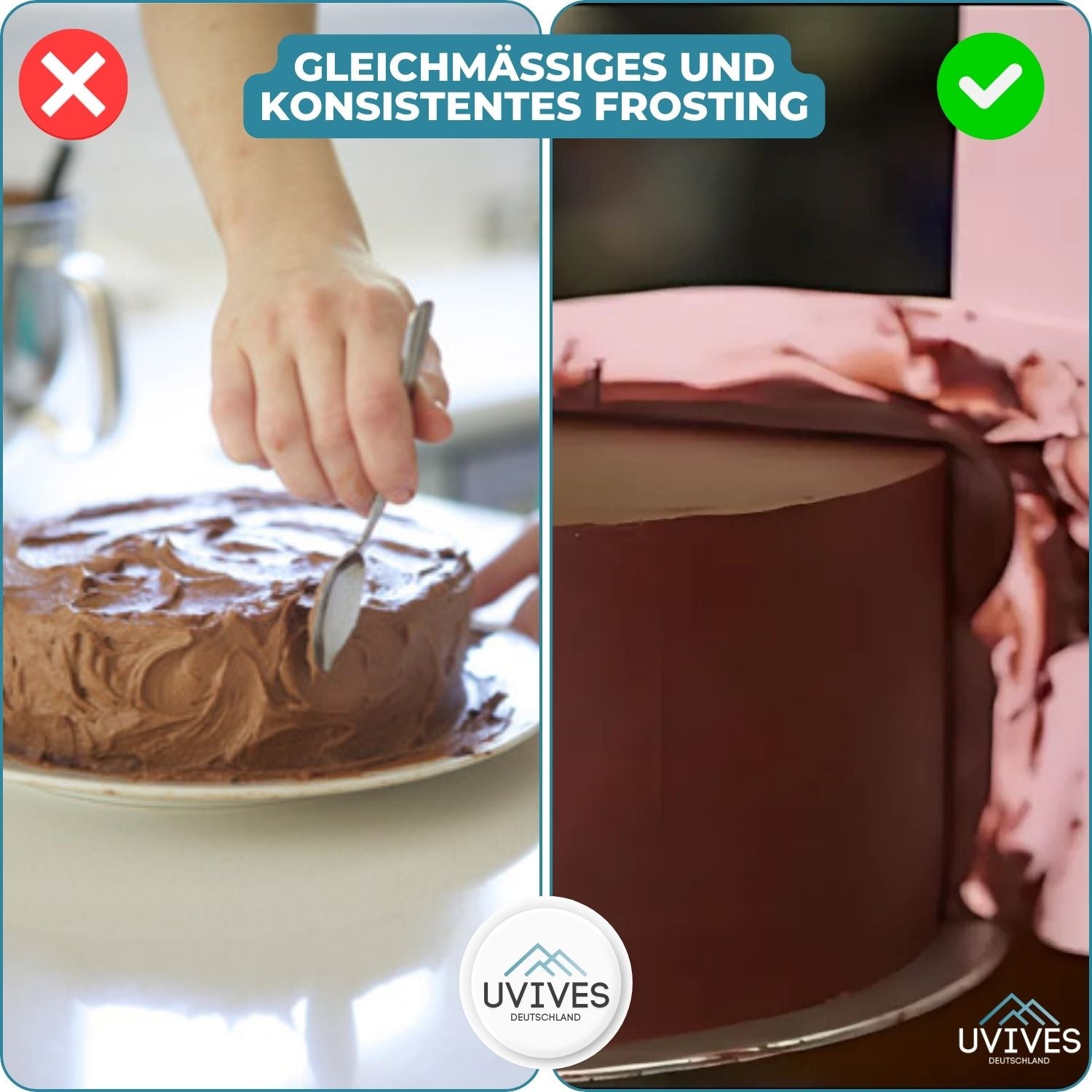 CakeCrafter - Spatola e Lisciatore per Torte Regolabile
