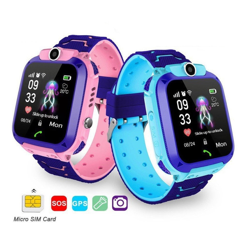 Smartwatch per bambini con GPS, fotocamera, chiamate e pulsante SOS