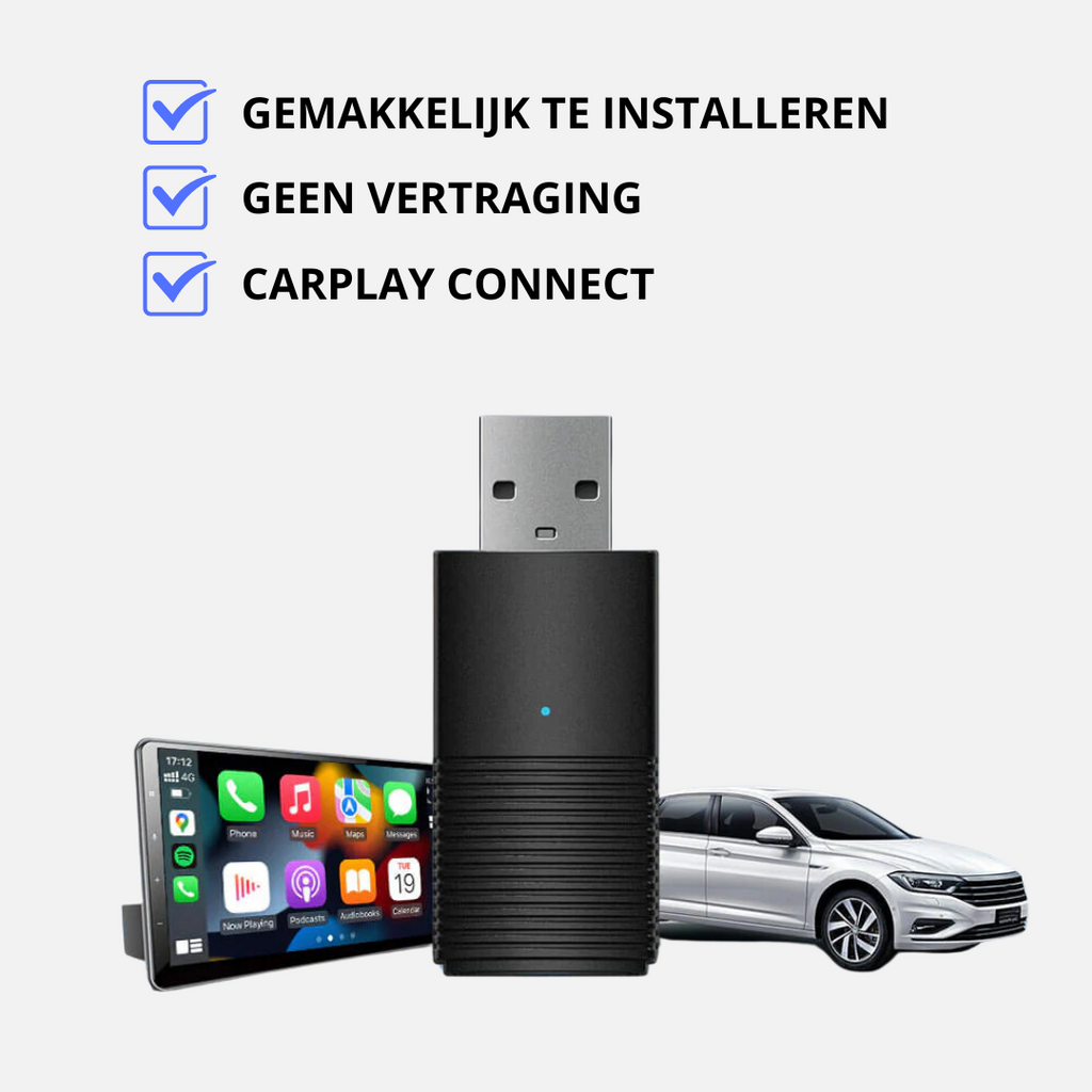 Apple/Android Carplay| Sperimenta Carplay wireless nella tua auto | Connessione diretta con BT