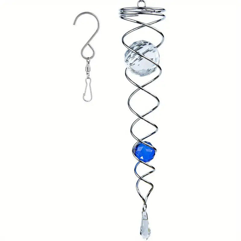 1+1 GRATIS | CrystalTwister - Spirale di Cristallo in Metallo per Windchime