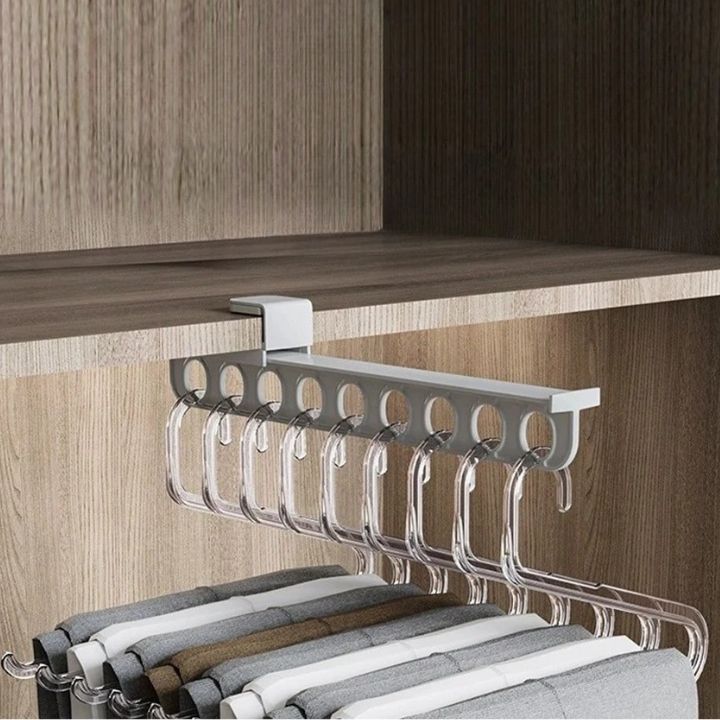 Supporto per pantaloni estensibile salvaspazio