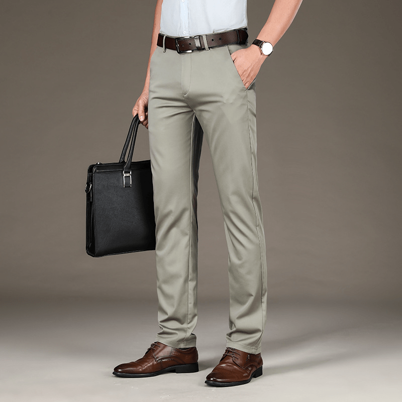 50% di sconto - MasonPro - Pantaloni Classici Uomo ad Alta Elasticità - Offerta Limitata