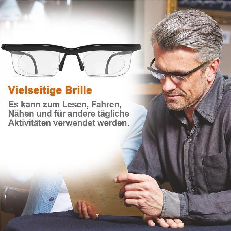 Fokus occhiali regolabili occhiali da lettura Unisex