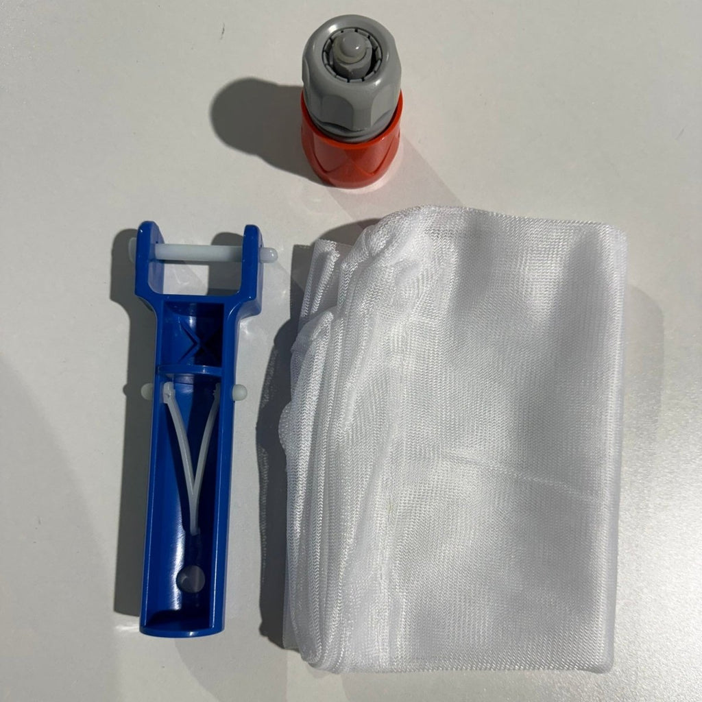 AQUAVAC – Pulitore per piscina senza chimici con forte potere di aspirazione per foglie e sporco