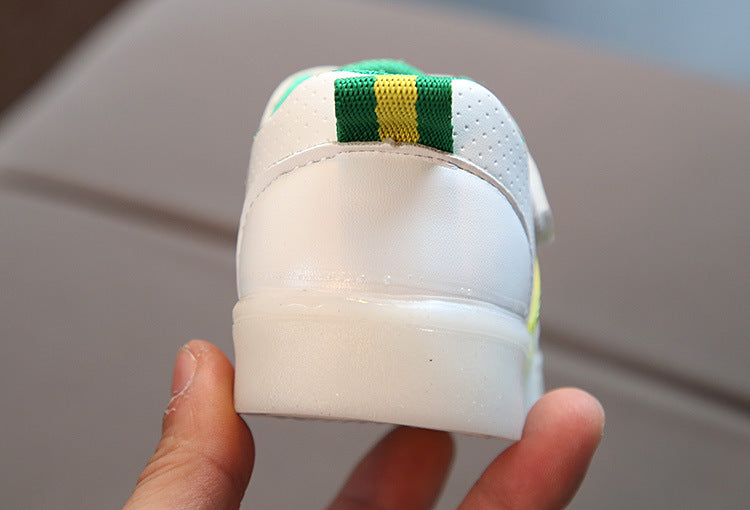 Sneaker per bambini LED con suola flessibile